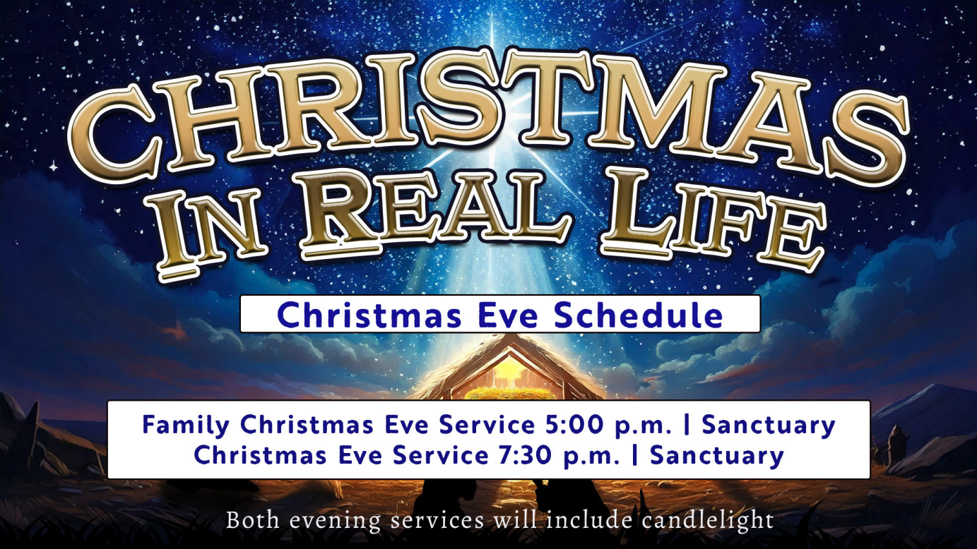 Christmas Eve Schedule